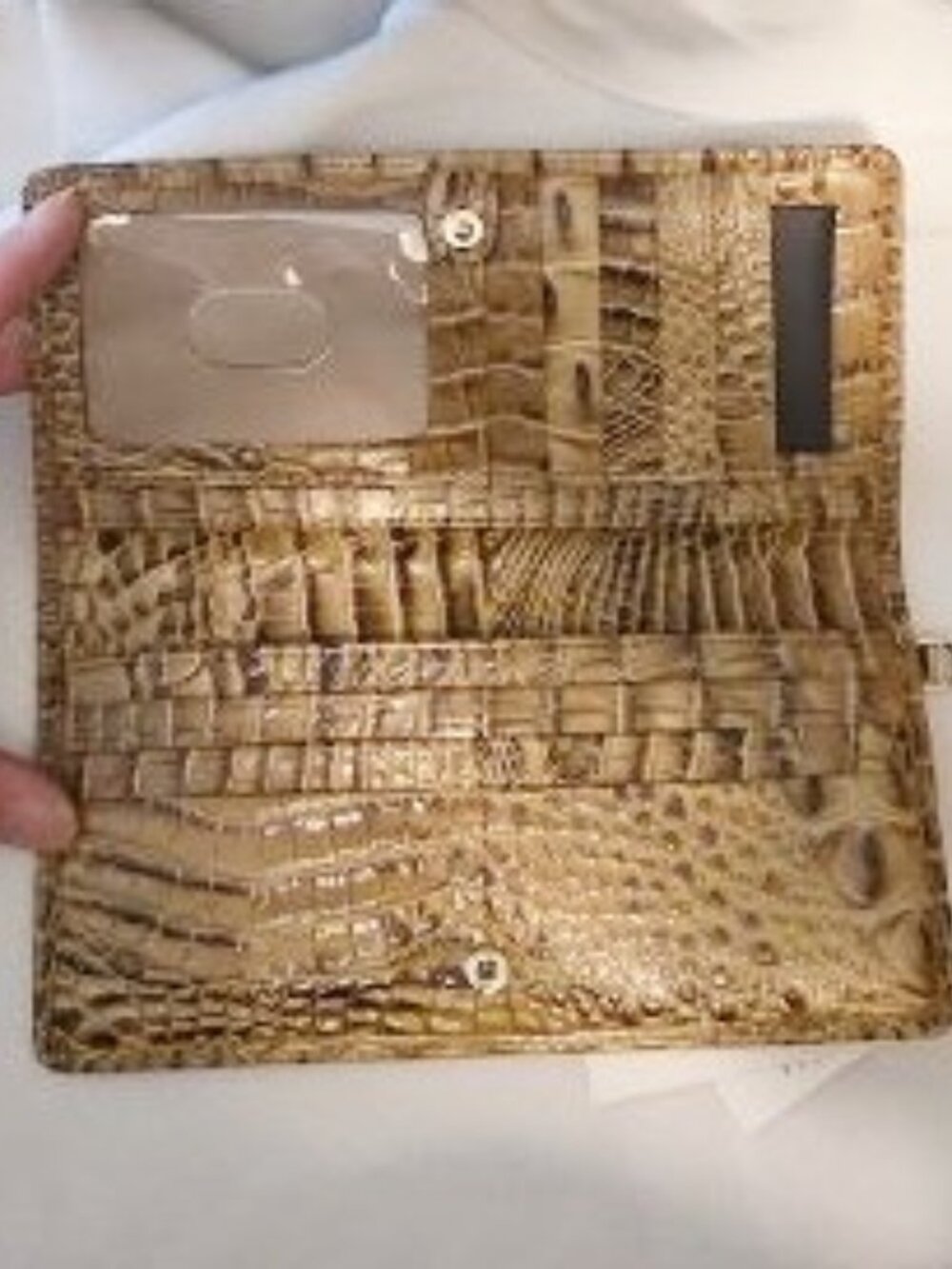 BRAHMIN $125 Ady Bifold Wallet - Alden Road Collection - Toffee NWT! - Picture 6 of 6